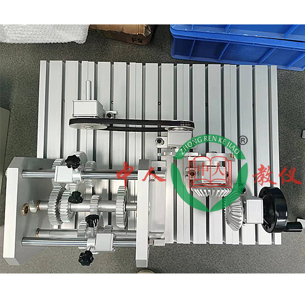 便携式机器传动组合实训台(图1) 便携式机器传动调集尝试台,玻璃热管换热器尝试拆卸
